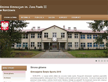 Tablet Screenshot of gimnazjum.ranizow.org